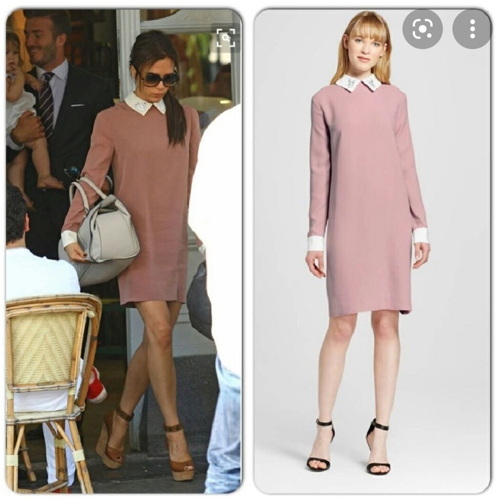 Victoria Beckham for Target Blush Collared Dress.